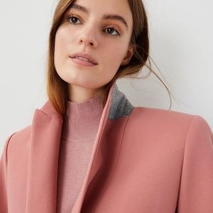 NWT Ann Taylor One-Button Blazer In Doubleweave S